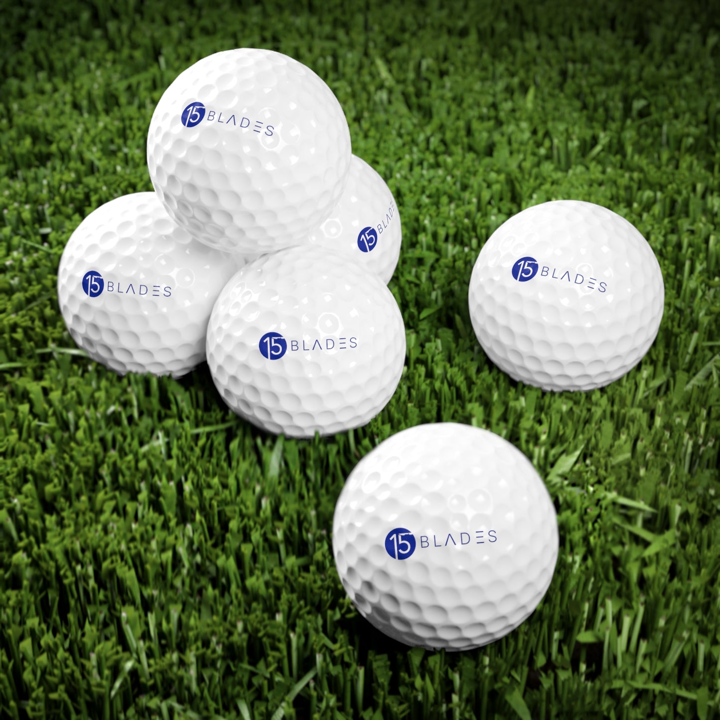 15 Blades Golf Ball, 6pcs